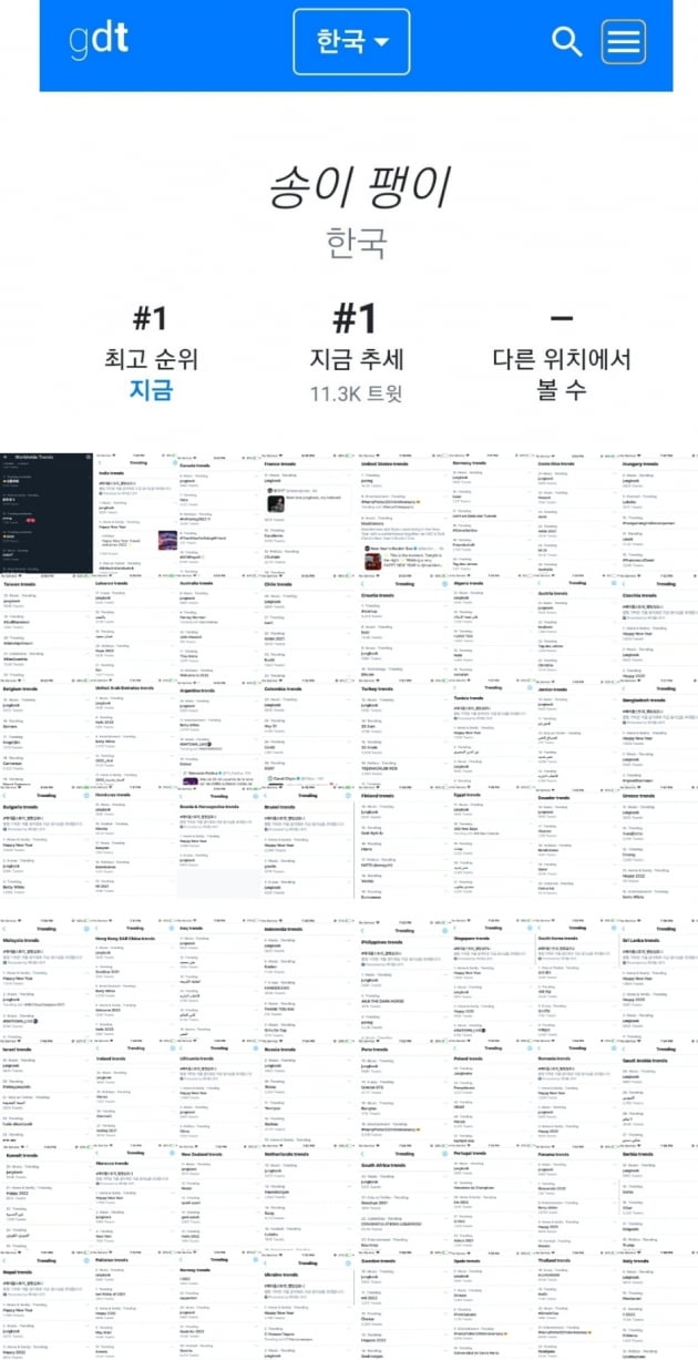 방탄소년단 정국, 강아지 품에 안고 오붓한 일상 ..'송이 팽이' 韓실트 1위