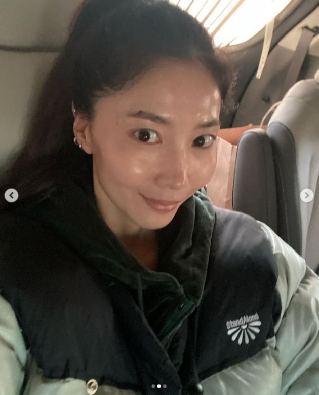 오윤아, 수수한 민낯에도 빛나는 미모...물광피부[TEN★]