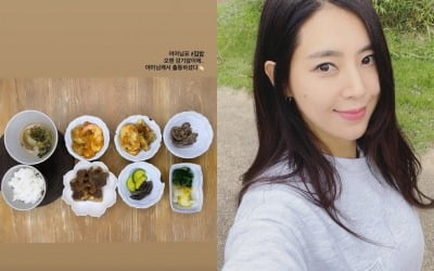 '차세찌♥' 한채아, 감기 걸리자 시어머니가 밥상 차려주는 며느리 "어머님표 집밥" [TEN★]