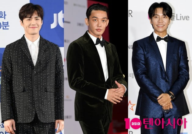 배우 김선호, 유아인, 이승기./사진=텐아시아DB
