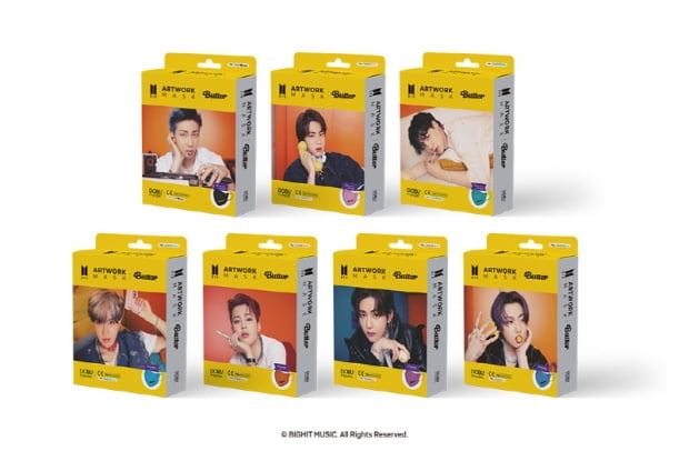 방탄소년단 담긴 마스크 나온다… 아트워크 마스크(ARTWORK MASK) 1월 출시