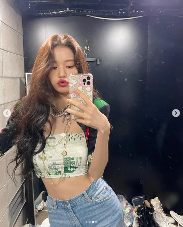 아이브 장원영, 남심 홀리는 치명적 윙크...과즙미 폭발[TEN★]
