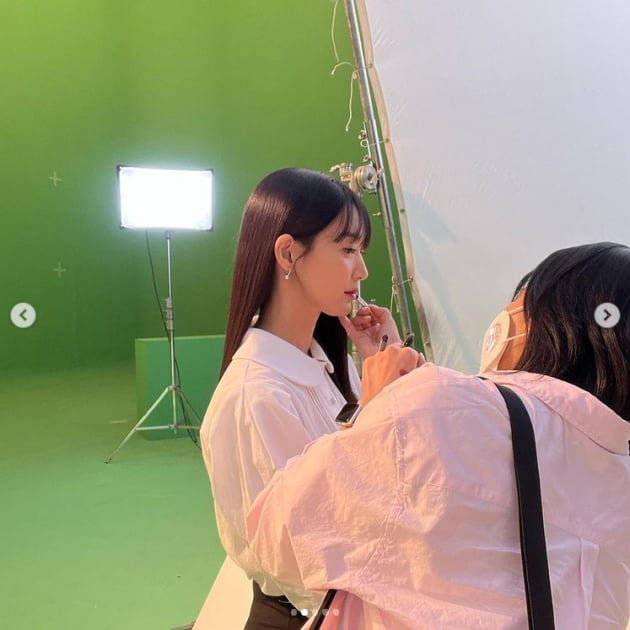 '김우빈♥' 신민아, 사랑스러운 줄 알았지만 또 봐도 사랑스러워…뒤돌아보니 '심쿵' [TEN★]