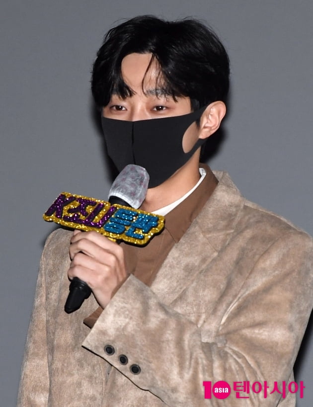 [TEN 포토] 진영 '영화 재미있게 보셨어요'