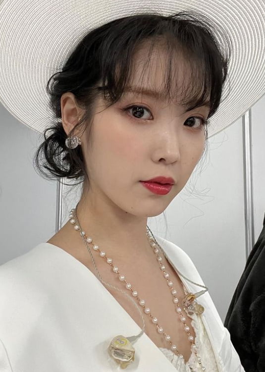 아이유, 이리봐도 저리봐도 '예쁨'…시상식장에 출몰한 여신 [TEN★]