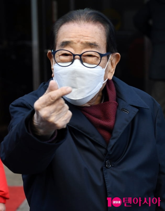 [TEN 포토] 송해 '여러분 사랑합니다'