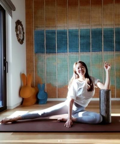 소유진, 아침운동 관리 끝판왕...♥백종원에게 사랑받는 이유가 있었네[TEN★]