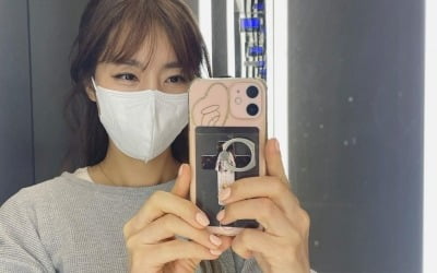 '차범근 며느리' 한채아, 여배우라도 일상복 입으니 수수하네 "일하러 가기 전" [TEN★]