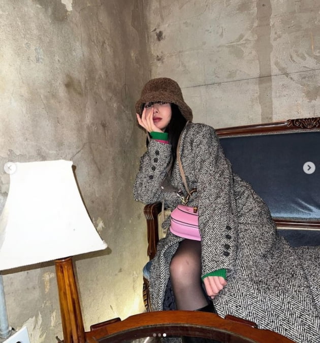 노제, 핑크빛 미모...추워 추워[TEN★]