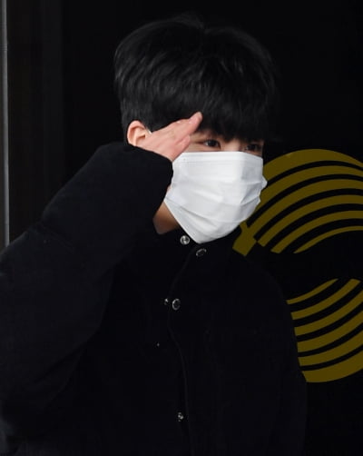 [TEN 포토] 정동원 '녹화 잘 하겠습니다'