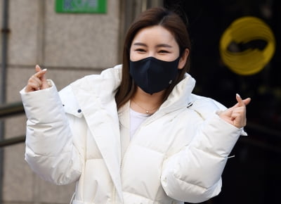 [TEN 포토] 송가인 '러블리한 하트'