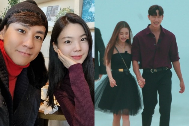 '돌싱글즈2'의 윤남기·이다은, '솔로지옥'의 송지아·김현중. / 사진=윤남기 인스타그램, 넷플릭스