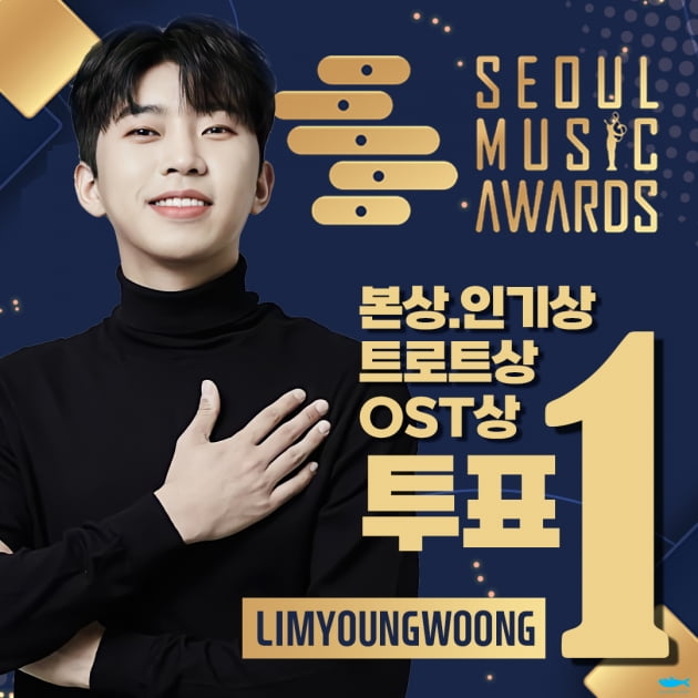 '4관왕 목전' 임영웅, 서울가요대상 팬 투표 1위…인기 상승 곡선