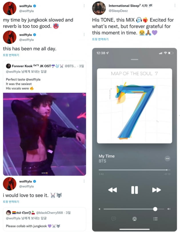 방탄소년단 정국 '시차' 퍼포먼스 영상에 미국 팝 가수 "이게 진짜 내 스타일" 찬사