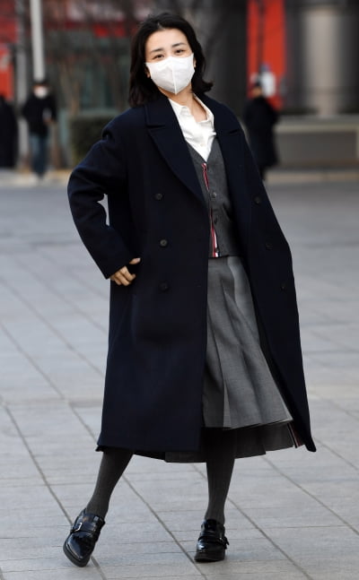 [TEN 포토] 박하선 '패셔니스타의 화려한 출근길'