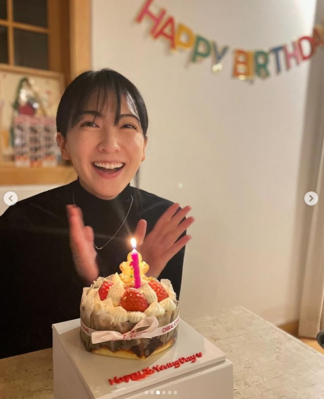 강지영, 카라 막내가 어느덧 29살...조카에게 생일 축하 받고[TEN★]