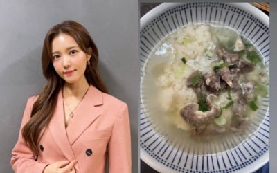 '백도빈♥' 정시아, 다이어트 한다더니 "아침은 갈비탕 후식은 와플" [TEN★]