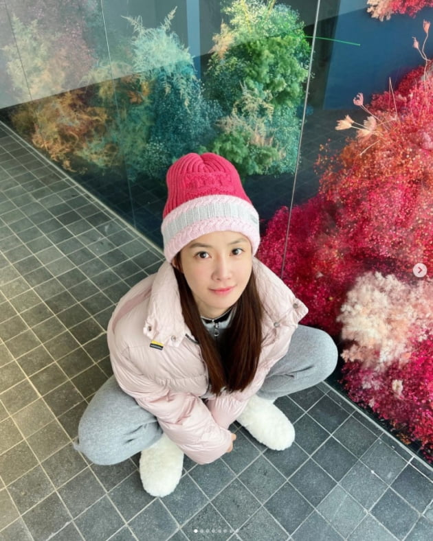 '사업가♥' 이시영, 명품 C사 모자로 완성한 러블리 성냥개비 패션 "따뜻" [TEN★]