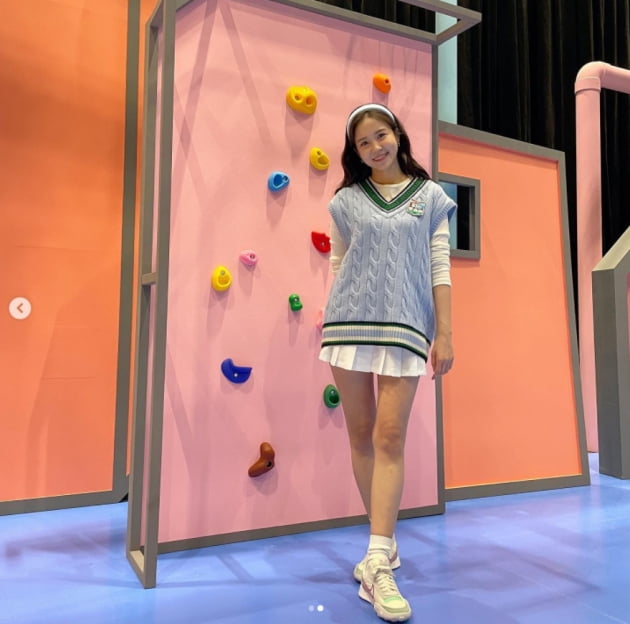장예원, 러블리한 미소...숨길수 없는 명품 각선미[TEN★]