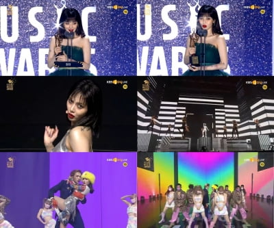 현아, '서가대' R&B 힙합상 수상→♥던과 키스 퍼포먼스