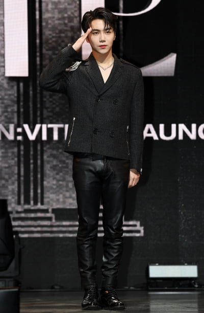 [TEN 포토] 펜타곤 진호 '전역했어요'