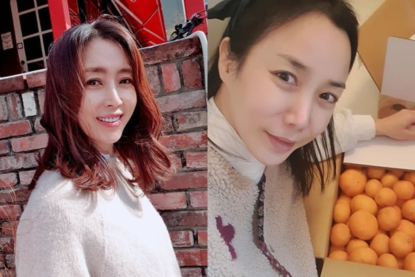 송윤아, 정정아 /사진=송윤아, 정정아 인스타그램