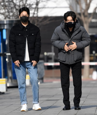 [TEN 포토] 설경구-이선균 '라디오 왔어요'