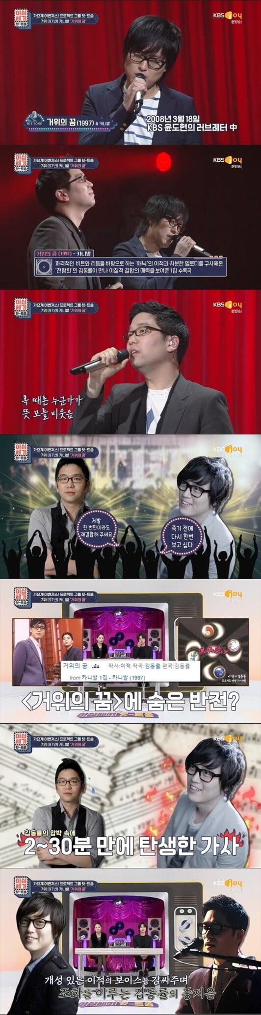 '이십세기 힛트쏭'(사진=방송 화면 캡처)