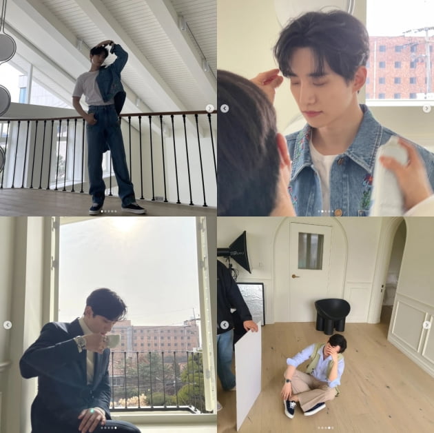 이준호, 슈트 부터 청청패션까지 완벽하게 소화...오늘도 멋짐[TEN★]