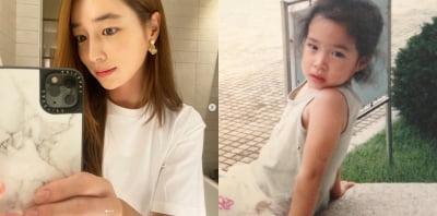 '이병헌♥' 이민정, 어릴적 짜쯩나서 볼 부어도...이쁘네[TEN★]