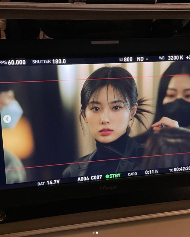 강혜원, 노출 없이도 관능미 발산...인형미모[TEN★]