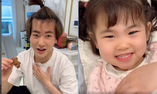 함소원, 누가 남편이고 누가 딸이야…진화·혜정 '완벽한 붕어빵 父女' [TEN★]
