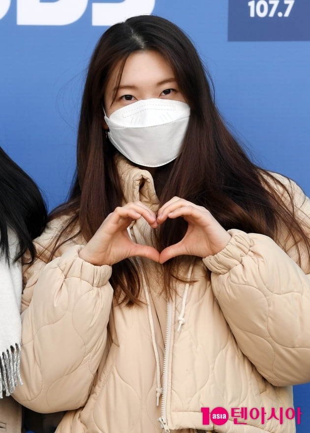 [TEN 포토] 모델 김진경 '여러분 사랑합니다'