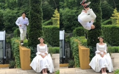 신민철, ♥우혜림 향해 공중 1회전 프러포즈하던 시절 "추억 소환" [TEN★]