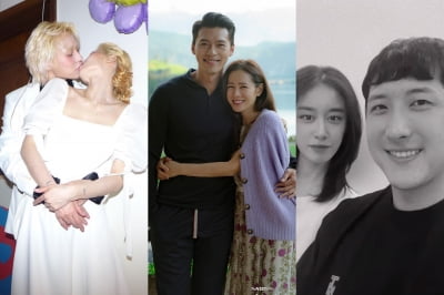 [TEN피플] 현아♥던·손예진♥현빈·지연♥황재균, 휘몰아친 결혼 발표…사랑 꽃피는 연예계