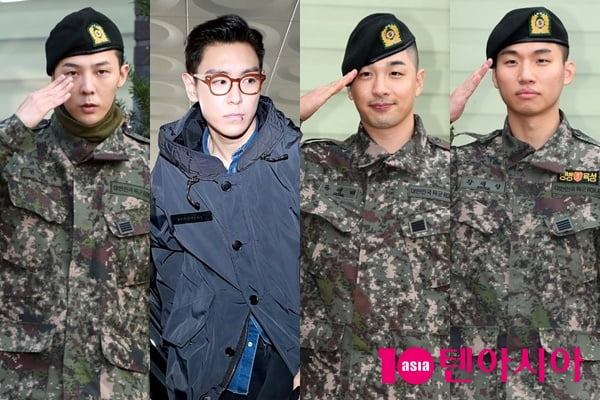 지드래곤, 탑 태양, 대성