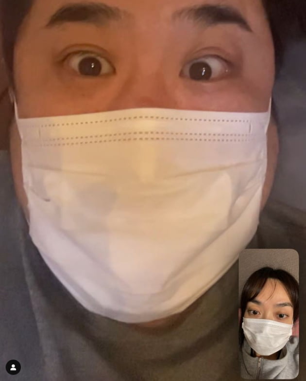 이은형, ♥강재준(확진)과 집안에 영상통화 음양조화...재준 "배고파"[TEN★]