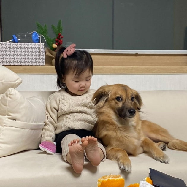 "My Angels" '윤남기♥' 이다은, '찐사랑' 따로 있었네…귀여운 생명체가 둘씩이나 [TEN★]