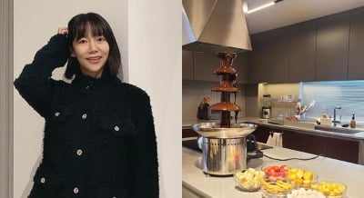'이범수♥' 이윤진, 아들 위해 준비한 초콜릿 분수대…보기만 해도 달달[TEN★]