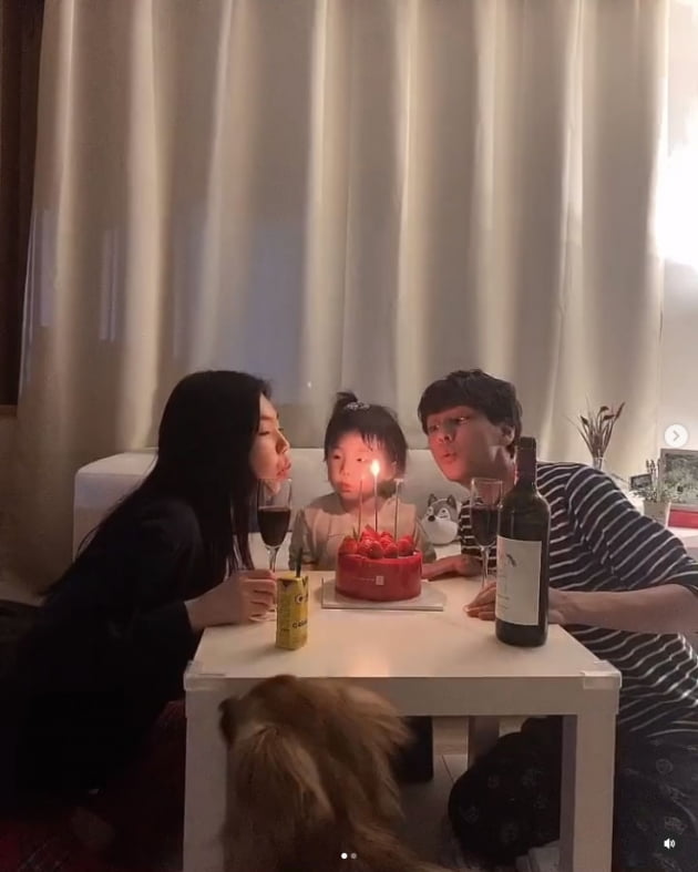 '윤남기♥' 이다은, 네 식구 되어 함께 맞는 첫 생일 "완전체" [TEN★]