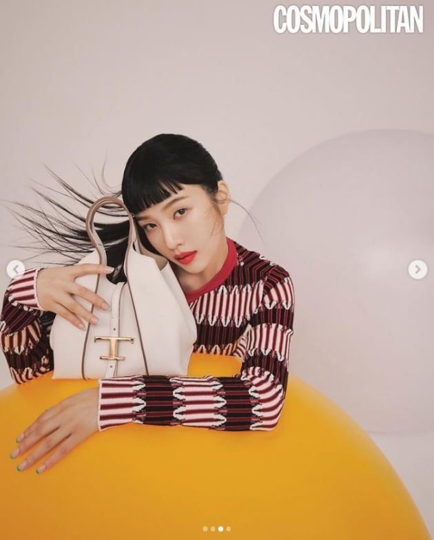 '크러쉬♥' 조이, 인형같은 여신 비주얼...명품 각선미[TEN★]