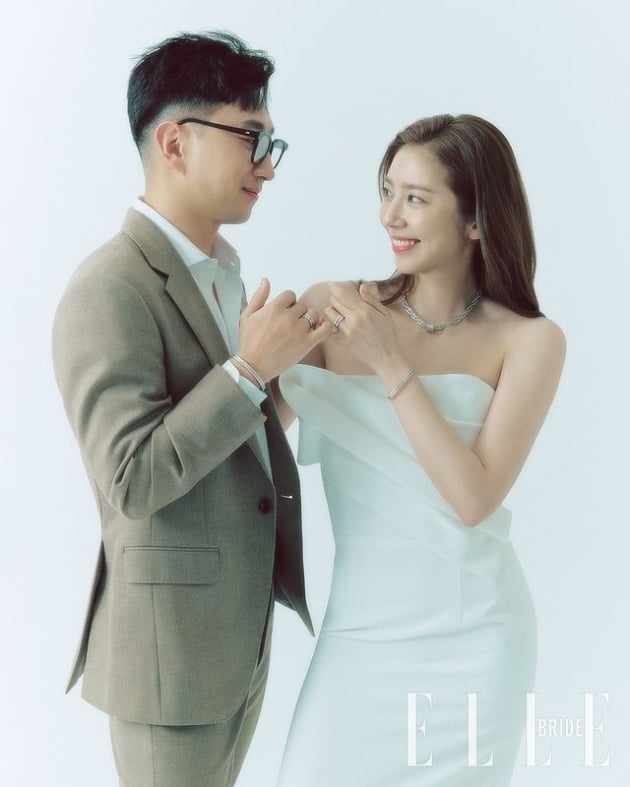 손담비, 이규혁 /사진=엘르 코리아 공식 인스타그램