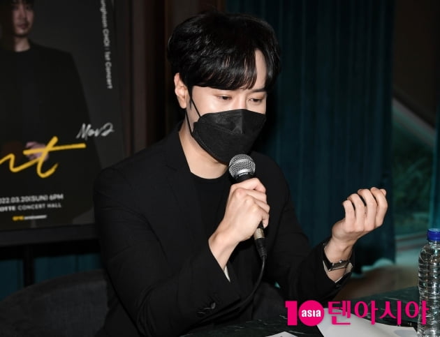 [TEN 포토] 최성훈 '단독 Movement  콘서트 기대하세요'