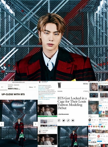 방탄소년단 진, 빌보드 섬네일 장식.. 전 세계가 놀란 '월드 와이드 핸섬'