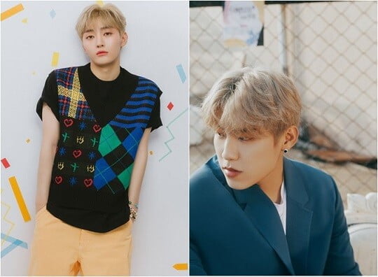 윤지성, 박우진 (사진=U+아이돌Live 제공)