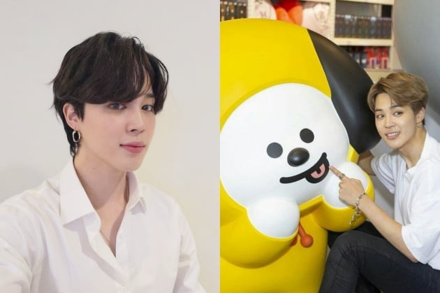 방탄소년단 지민, 2년 연속 K팝 셀카킹 1위...BT21캐릭터 '치미'도 1위 겹경사