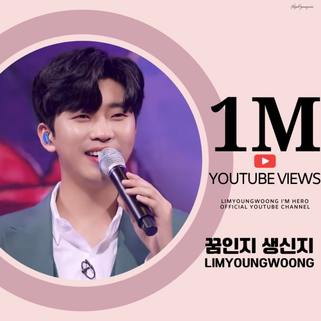 "역주행 각!" 임영웅 '꿈인지 생신지' 무대 영상 100만 뷰 돌파