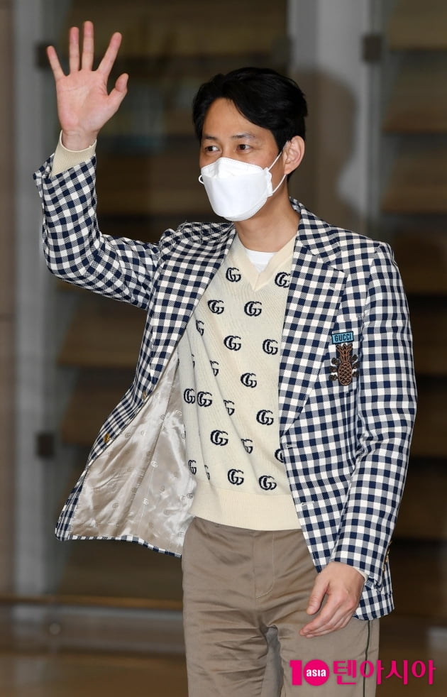 [TEN 포토] 이정재 ''오징어 게임' 월드스타 귀국'