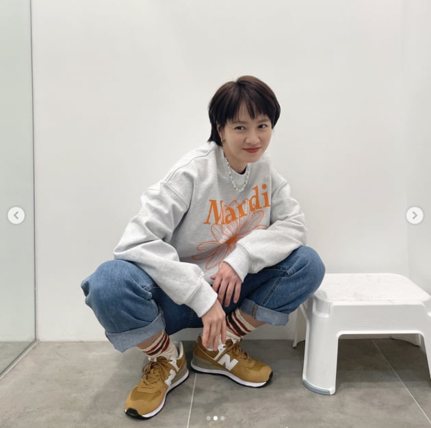 '42세' 송지효, '장꾸美' 넘치는 숏컷 유지 중 [TEN★]