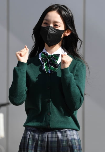 [TEN 포토] '지우학' 박지후 '아형 촬영 잘하고 올께요'